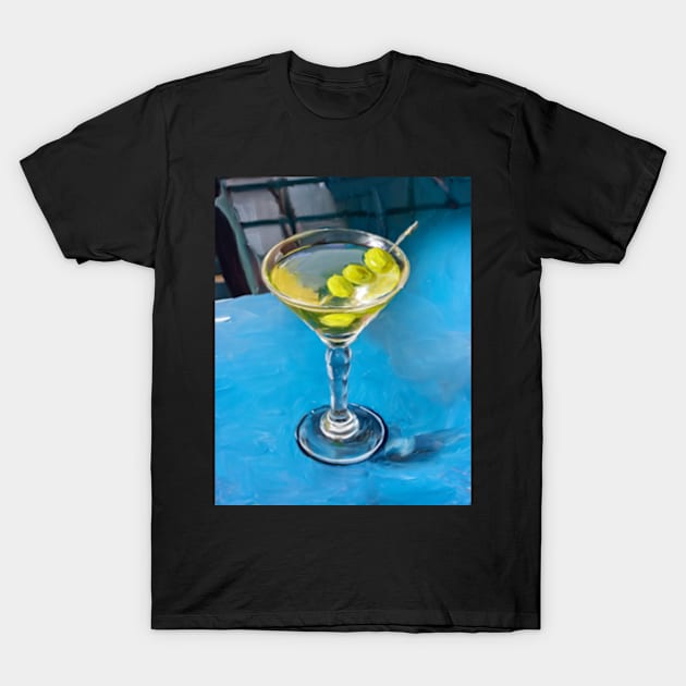 Martini T-Shirt by ArtFactoryAI